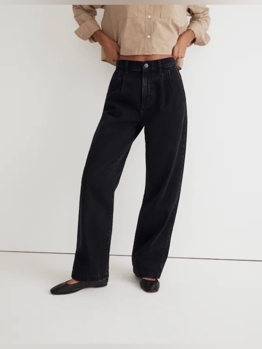 Madewell Harlow Wide-Leg Jeans in Norfleet wash